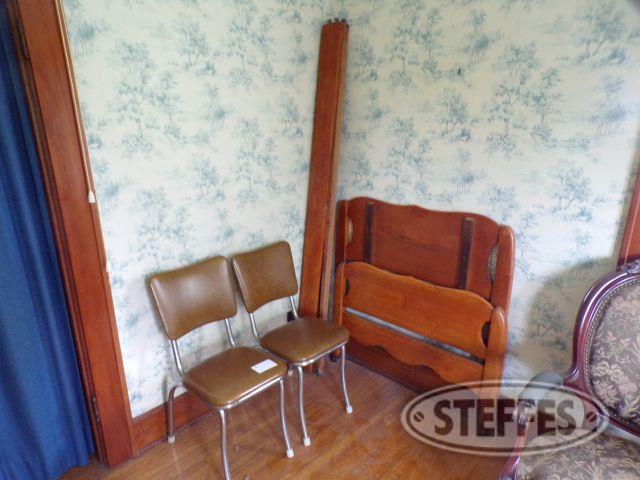 (2) Chairs & Bed Frame